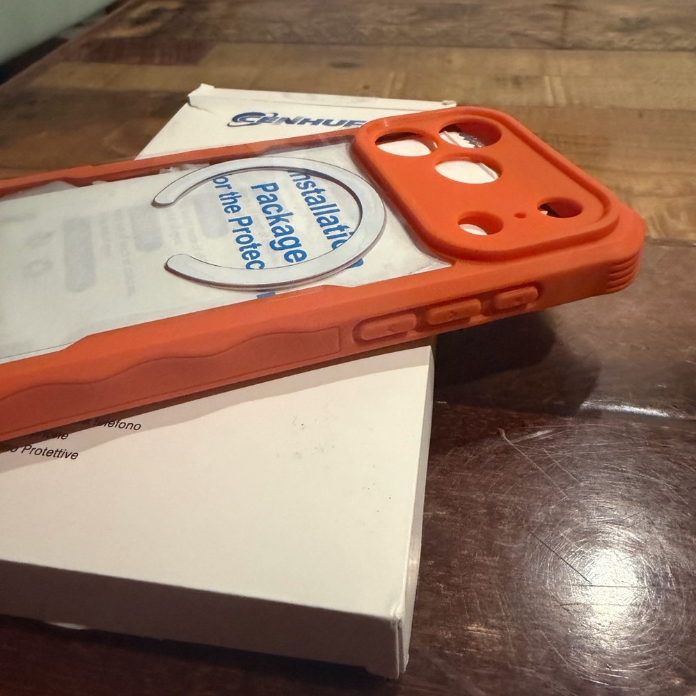 Orange Protective Phone Case - Unbranded